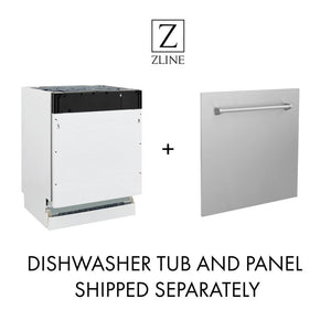 ZLINE Dishwasher Tub and Panel Will Be Shipped Separately
