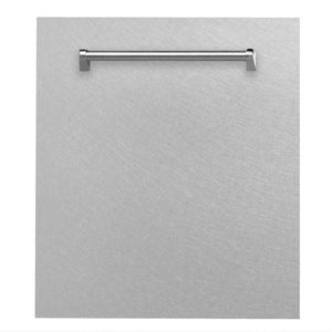 ZLINE Satin Stainless Steel Dishwasher panel front.