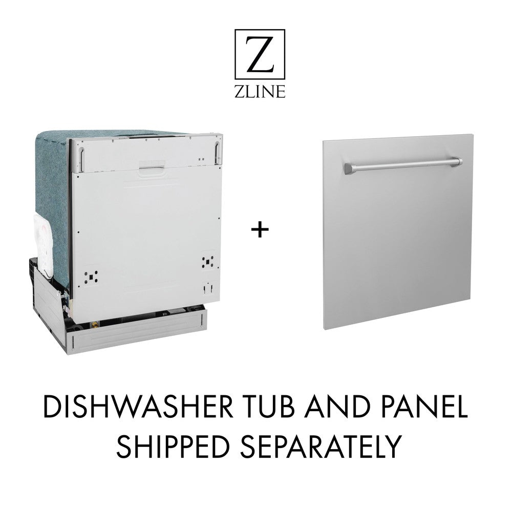ZLINE Dishwasher Tub and Panel Will Be Shipped Separately