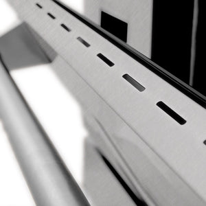 ZLINE 48 in. Kitchen Package with Satin Stainless Steel Dual Fuel Range and Convertible Vent Range Hood (2KP-RASSNRH48)