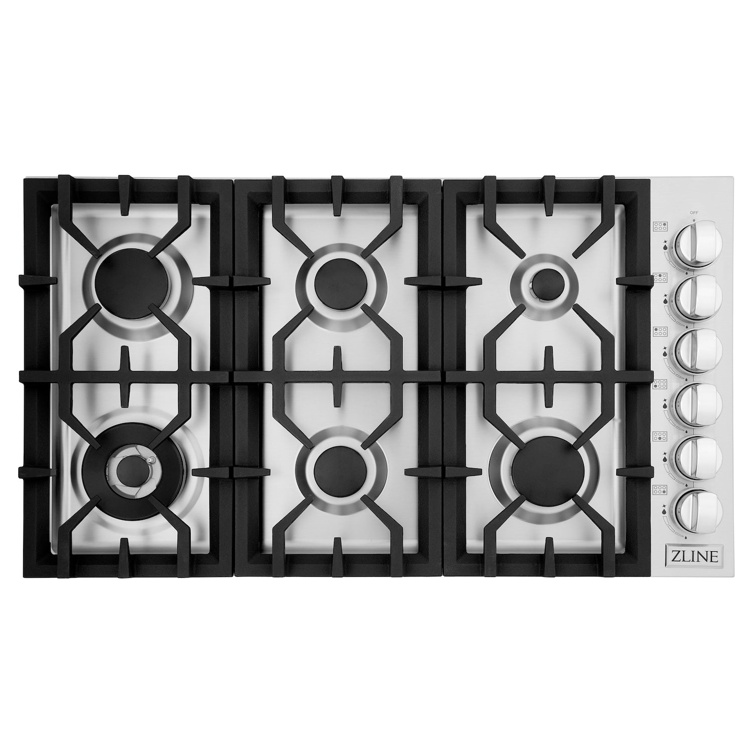 ZLINE 36 in. Gas Cooktop (RC36) from above