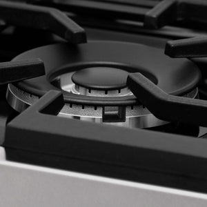 ZLINE 30 in. Kitchen Package with Satin Stainless Steel Dual Fuel Range and Convertible Vent Range Hood (2KP-RASSNRH30)