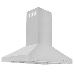 ZLINE Convertible Island Mount Range Hood in Stainless Steel (KL3i) 30 Inch