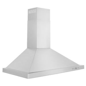 ZLINE 36 in. Convertible Vent Wall Mount Range Hood in Stainless Steel (KB-36) side, above.