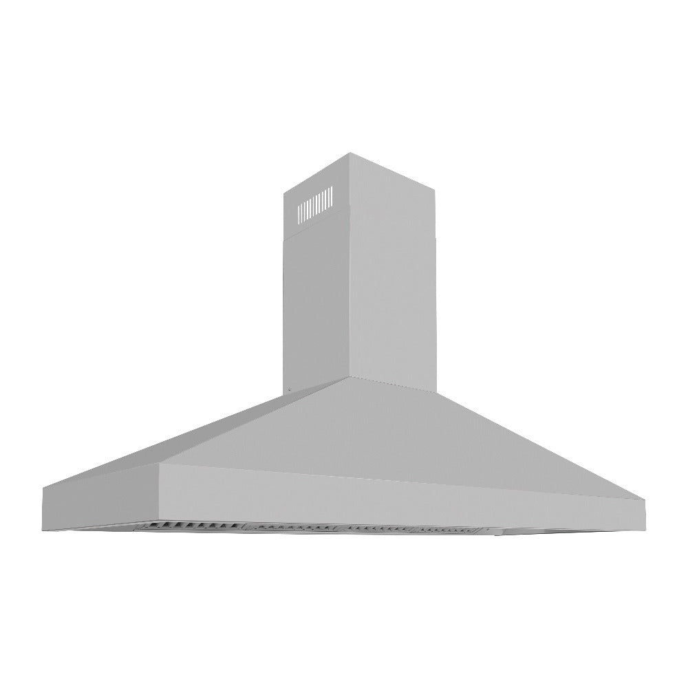 ZLINE 60 in. Professional Convertible Vent Wall Mount Range Hood in Stainless Steel (597-60) side, under.