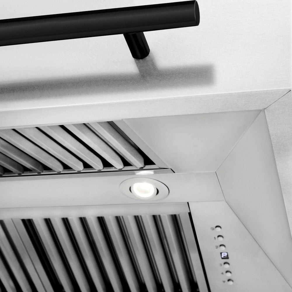 ZLINE Autograph Edition 48 in. Fingerprint Resistant Stainless Steel Range Hood (8654SNZ-48)-Range Hoods- ZLINE Kitchen and Bath