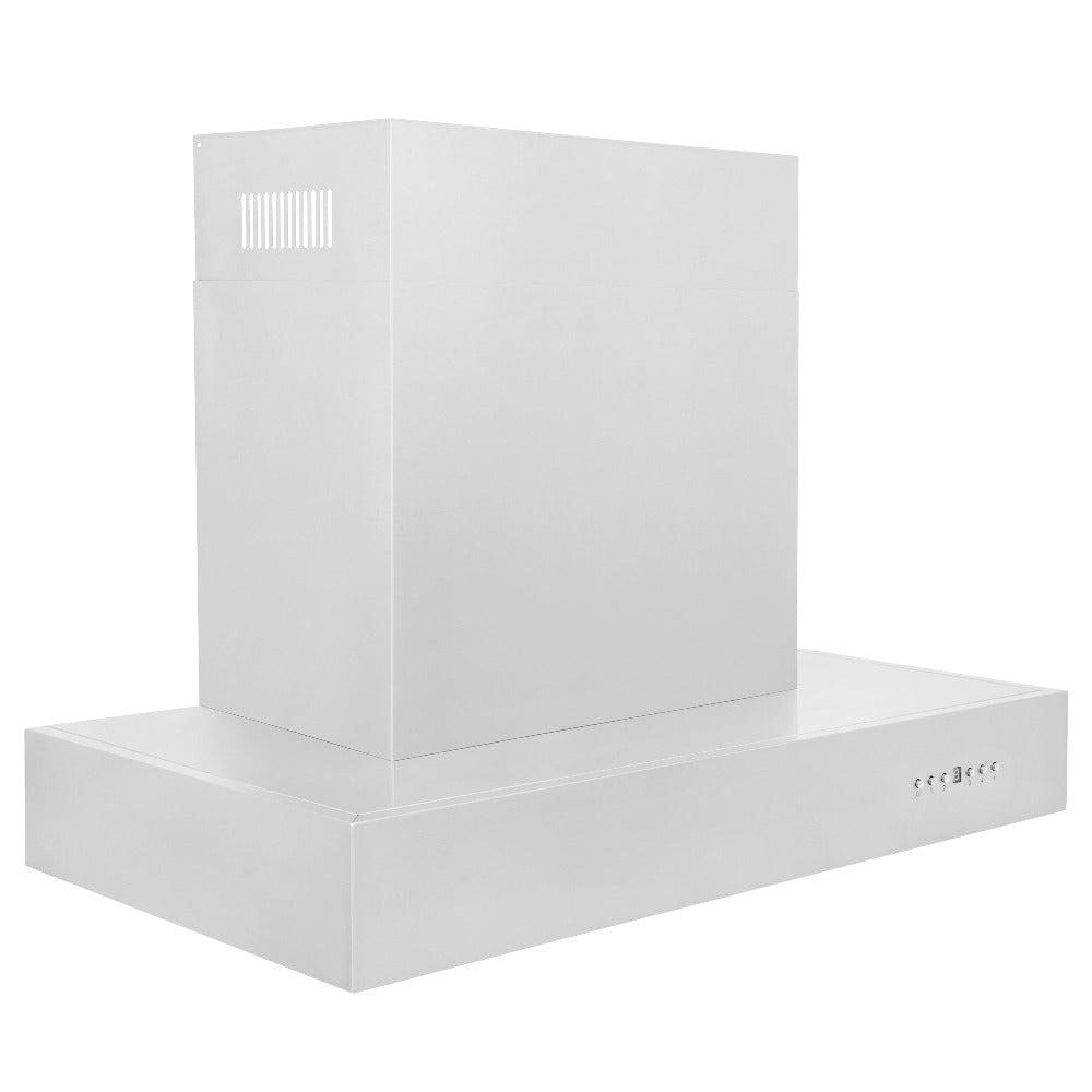 ZLINE Convertible Professional Wall Mount Range Hood in Stainless Steel (KECOM) side.