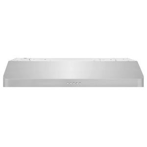 ZLINE 30 in. Ducted Under Cabinet Range Hood in Stainless Steel - Hardwired Power (617-30) front.