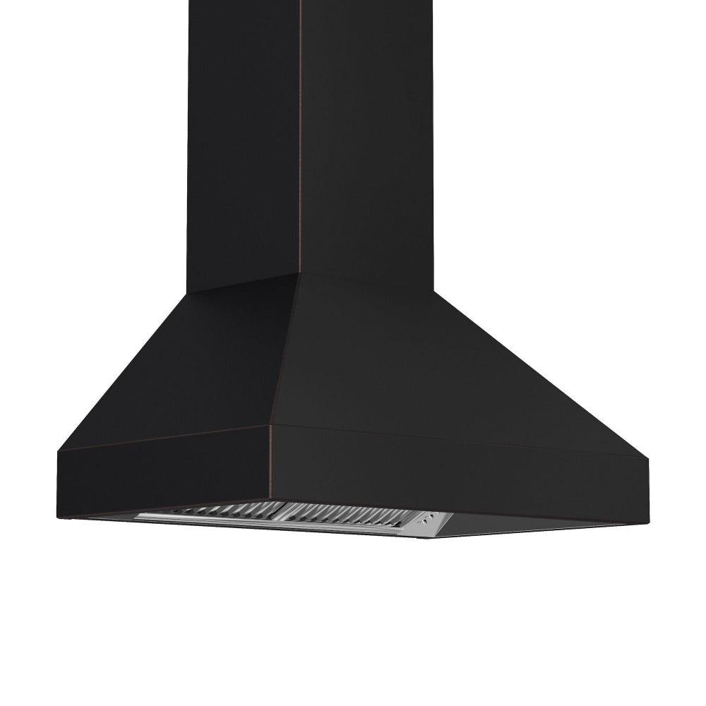 ZLINE Designer Series Wall Mount Range Hood in Oil-Rubbed Bronze (8667B) side.