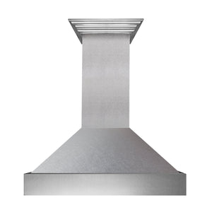 ZLINE Kitchen and Bath, ZLINE DuraSnow® Stainless Steel Range Hood With DuraSnow® Stainless Steel Shell (8654SN), 8654SN-30,