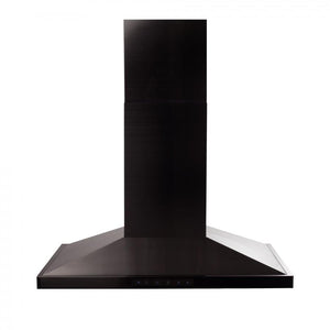 ZLINE Kitchen and Bath, ZLINE Island Mount Range Hood in Black Stainless Steel (BSGL2iN), BSGL2iN-30,