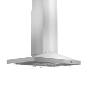 ZLINE Kitchen and Bath, ZLINE Island Mount Range Hood In Stainless Steel (GL1i), GL1i-30,