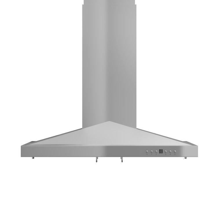 ZLINE Kitchen and Bath, ZLINE Island Mount Range Hood In Stainless Steel (GL1i), GL1i-30,