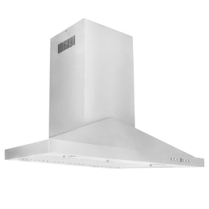 ZLINE Kitchen and Bath, ZLINE Island Mount Range Hood In Stainless Steel (GL1i), GL1i-30,