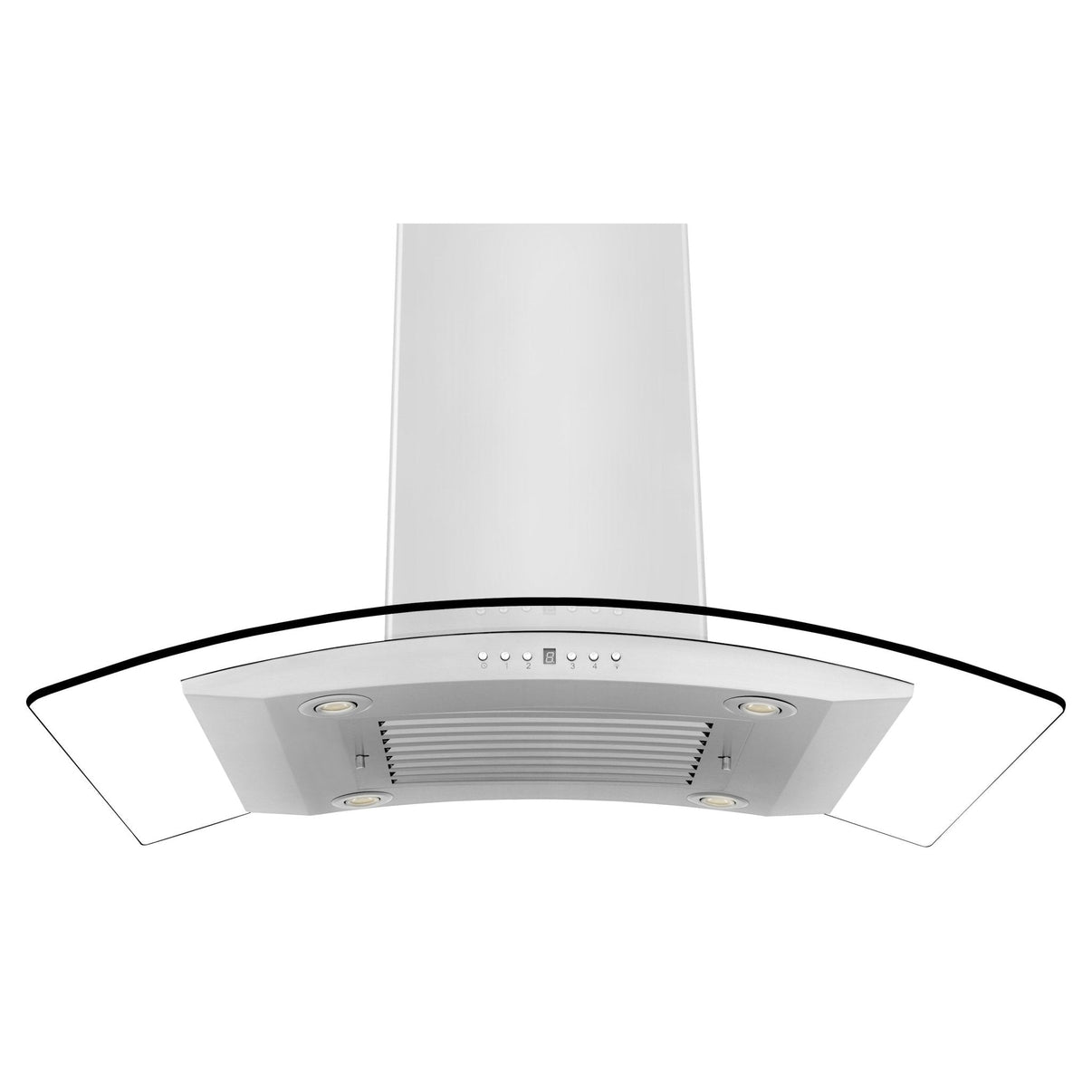 Island Mount Range Hood in Stainless Steel and Glass (GL14i) ZLINE Kitchen and Bath