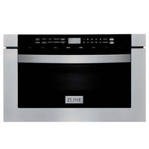 ZLINE microwave drawer front.