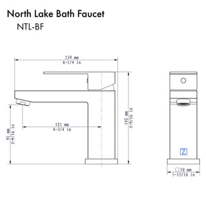 ZLINE North Lake Bath Faucet (NTL-BF) - Rustic Kitchen & Bath - Faucets - ZLINE Kitchen and Bath