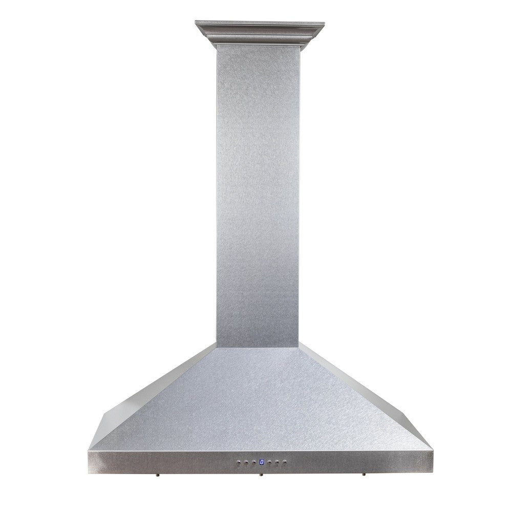 ZLINE Wall Mount Range Hood in Fingerprint Resistant Stainless Steel (8KL3S) front.